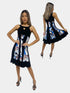 Sleeveless Panel Dress with Scoop Neck - D102